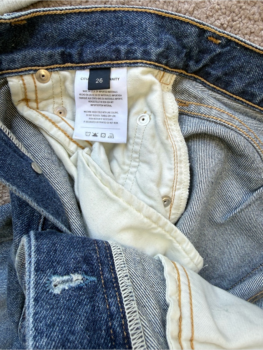 NWOT Citizens Of Humanity's
Horseshoe Jeans, Magnolia. 26 - Picture 3 of 8